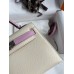 Replica Handbag Store Kelly Mini II Sellier Bicolor Handmade Bag in Nata and Rose Sakura Chevre Mysore Leather