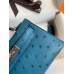 Replica Handbag Store Kelly Mini II Sellier Handmade Bag In Colvert Ostrich Ostrich Leather