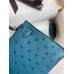 Replica Handbag Store Kelly Mini II Sellier Handmade Bag In Colvert Ostrich Ostrich Leather