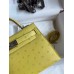 Replica Handbag Store Kelly Mini II Sellier Handmade Bag In Lime Ostrich Leather Replica Handbag Store Kelly Mini II Sellier Handmade Bag In Lime Ostrich Leather
