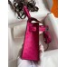 Replica Handbag Store Kelly Mini II Sellier Handmade Bag In Rose Red Ostrich Leather