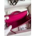 Replica Handbag Store Kelly Mini II Sellier Handmade Bag In Rose Red Ostrich Leather