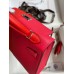 Replica Handbag Store Kelly Mini II Sellier Tri-color Bag In Red/Rose Extreme/Blue Epsom Calfskin