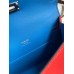 Replica Handbag Store Kelly Mini II Sellier Tri-color Bag In Red/Rose Extreme/Blue Epsom Calfskin