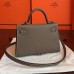 Replica Handbag Store Kelly Mini II Handmade Bag In Taupe Epsom Leather Replica Handbag Store Kelly Mini II Handmade Bag In Taupe Epsom Leather