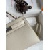 Replica Handbag Store Kelly Mini II Verso Sellier Handmade Bag in Craie Epsom Calfskin