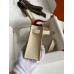 Replica Handbag Store Kelly Mini II Sellier Verso Handmade Bag in Craie and Red Epsom Calfskin