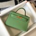 Replica Handbag Store Kelly Mini II Sellier Bag In Vert Criquet Epsom Leather Replica Handbag Store Kelly Mini II Sellier Bag In Vert Criquet Epsom Leather
