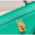 Replica Handbag Store Kelly Mini II Bag In Vert Jade Epsom Leather GHW