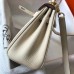 Replica Handbag Store Mini Kelly 20cm Bag In Craie Clemence Leather