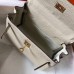 Replica Handbag Store Mini Kelly 20cm Bag In Craie Clemence Leather