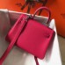 Replica Handbag Store Mini Kelly 20cm Bag In Rose Red Clemence Leather