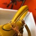 Replica Handbag Store Mini Kelly 20cm Bag In Yellow Clemence Leather