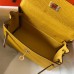 Replica Handbag Store Mini Kelly 20cm Bag In Yellow Clemence Leather