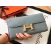 Replica Handbag Store Blue Lin Epsom Constance Long Wallet
