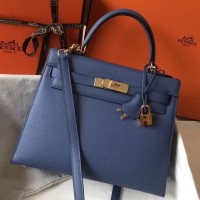 Replica Handbag Store Kelly 28cm Sellier Bag In Blue Agate Epsom Leather Replica Handbag Store Kelly 28cm Sellier Bag In Blue Agate Epsom Leather