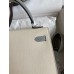 Replica Handbag Store Kelly Sellier 25 Bicolor Bag in Craie and Gris Mouette Epsom Calfskin