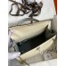Replica Handbag Store Kelly Sellier 25 Bicolor Bag in Craie and Gris Mouette Epsom Calfskin