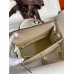 Replica Handbag Store Kelly Sellier 25 Bicolor Bag in Trench and Craie Epsom Calfskin