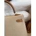 Replica Handbag Store Kelly Sellier 25 Bicolor Bag in Trench and Gold Epsom Calfskin
