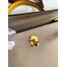 Replica Handbag Store Kelly Sellier 25 Bicolor Bag in Trench and Yellow Epsom Calfskin