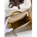 Replica Handbag Store Kelly Sellier 25 Bicolor Bag in Trench and Yellow Epsom Calfskin