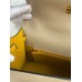 Replica Handbag Store Kelly Sellier 25 Bicolor Bag in Trench and Yellow Epsom Calfskin