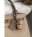 Replica Handbag Store Kelly Sellier 25 Bicolor Bag in Trench and Taupe Epsom Calfskin