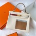 Replica Handbag Store Kelly Colormatic 25 Handmade Bag in Nata Swifit Leather
