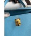 Replica Handbag Store Kelly Sellier 25 Handmade Bag In Blue Candy Epsom Calfskin