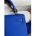 Replica Handbag Store Kelly Sellier 25CM Handmade Bag In Blue France Epsom Calfskin