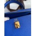 Replica Handbag Store Kelly Sellier 25CM Handmade Bag In Blue France Epsom Calfskin