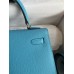 Replica Handbag Store Kelly Sellier 25 Handmade Bag In Blue du Nord Epsom Calfskin