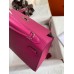 Replica Handbag Store Kelly Sellier 25 Handmade Bag In Rose Purple Epsom Calfskin
