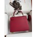 Replica Handbag Store Kelly Sellier 25 Handmade Bag In Ruby Epsom Calfskin