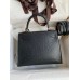 Replica Handbag Store Kelly Sellier 25 Handmade Bag In Black Ostrich Leather