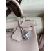 Replica Handbag Store Kelly Retourne 25 Handmade Bag In Mauve Pale Swift Calfskin