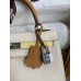 Replica Handbag Store Kelly Sellier 25 Tricolor Bag in Craie/Sesame/Yellow Epsom Calfskin