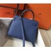 Replica Handbag Store Kelly 25cm Sellier Bag In Agate Blue Epsom Leather