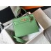 Replica Handbag Store Kelly 25cm Sellier Bag In Vert Criquet Epsom Leather