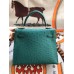 Replica Handbag Store Kelly 25cm Handmade Bag In Vert Vertigo Ostrich Skin