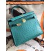 Replica Handbag Store Kelly 25cm Handmade Bag In Vert Vertigo Ostrich Skin
