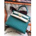 Replica Handbag Store Kelly 25cm Handmade Bag In Vert Vertigo Ostrich Skin