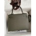 Replica Handbag Store Kelly Sellier 25 Handmade Bag In Vert De Gris Epsom Calfskin