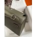 Replica Handbag Store Kelly Sellier 25 Handmade Bag In Vert De Gris Epsom Calfskin