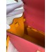 Replica Handbag Store Kelly Sellier 28 Bicolor Bag in Rose Lipstick and Yellow Epsom Calfskin