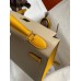 Replica Handbag Store Kelly Sellier 28 Bicolor Bag in Trench and Yellow Epsom Calfskin