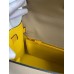 Replica Handbag Store Kelly Sellier 28 Bicolor Bag in Trench and Yellow Epsom Calfskin