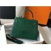 Replica Handbag Store Kelly 28cm Bag In Green Embossed Crocodile GHW Replica Handbag Store Kelly 28cm Bag In Green Embossed Crocodile GHW