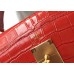 Replica Handbag Store Kelly 28cm Bag In Red Embossed Crocodile GHW Replica Handbag Store Kelly 28cm Bag In Red Embossed Crocodile GHW